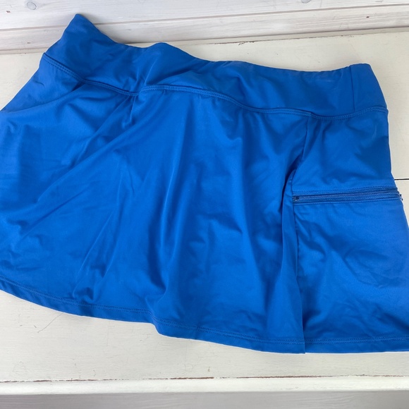 Women's Beach House Swimwear Blue Athletic Skirt Skort - NWT - Picture 3 of 7